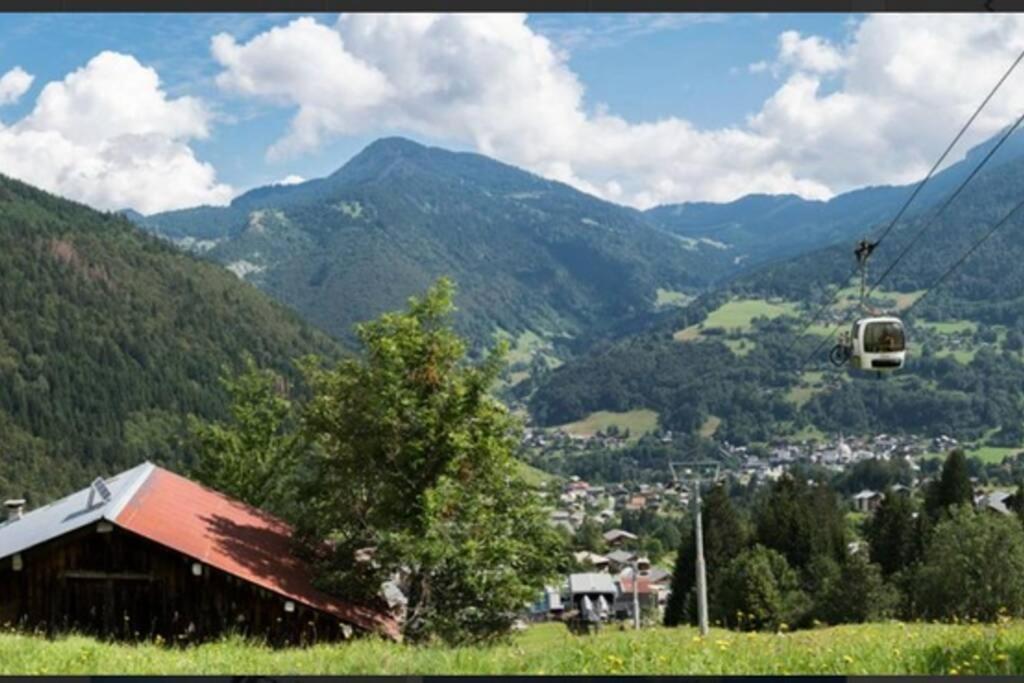 Au Pied Des Pistes: Cozy Studio with Valley Views and Wi-Fi Saint-Jean-d'Aulps Exterior photo